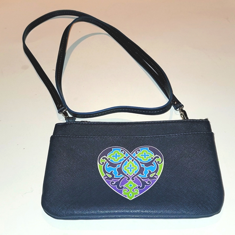 BRIGHTON SUMMER HEART MINI CROSSBODY BAG